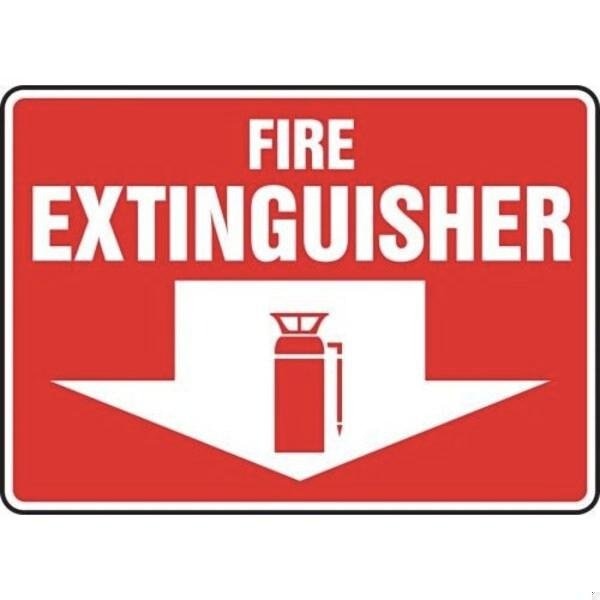 Accuform FIRE SAFETY SIGN 10 X 14 ADHESIVE MFXG428VS MFXG428VS - main